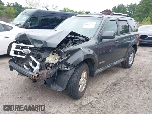 2008 Ford Escape Limited with VIN 1FMCU94108KE85583, listed as a IAAI auction lot 42608251 with 177,841 mi miles and . Bid and sale history available at DreamBid. Image 2.