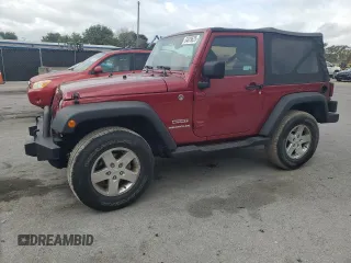 2011 Jeep Wrangler Sport with VIN 1J4AA2D16BL528721, listed as a Copart auction lot 54829625 with 80,771 mi miles and Non Repairable. Bid and sale history available at carsss.com. Image 1.