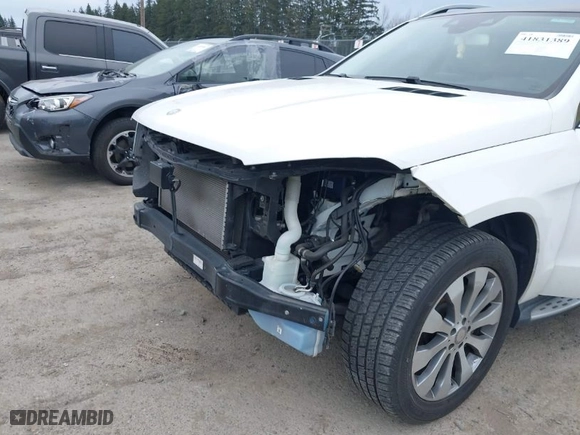 2017 Mercedes-Benz GLS with VIN 4JGDF6EEXHA887311, listed as a IAAI auction lot 41831389 with 64,396 mi miles. Bid and sale history available at carsss.com. Image 6.