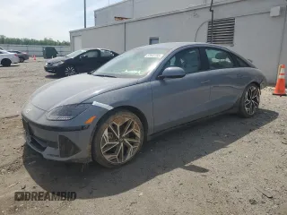2023 Hyundai Ioniq 6 SEL z VIN KMHM34AC2PA051850, wystawiony jako Copart lot #57692285 z przebiegiem 45 424 mil mil oraz Szkoda całkowita • Salvage title. Historia ofert i sprzedaży dostępna na DreamBid. Obrazek 1.