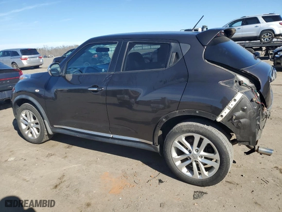 2013 Nissan Juke SL with VIN JN8AF5MV8DT212045, listed as a Copart auction lot 46427985 with 165,680 mi miles and Salvage Title. Bid and sale history available at carsss.com. Image 2.