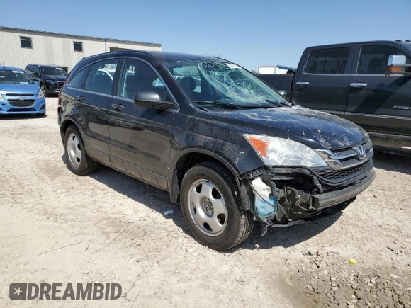 2011 Honda CR-V LX with VIN 5J6RE4H35BL086142, listed as a Copart auction lot 52158195 with 142,986 mi miles and Salvage Title. Bid and sale history available at carsss.com. Image 4.