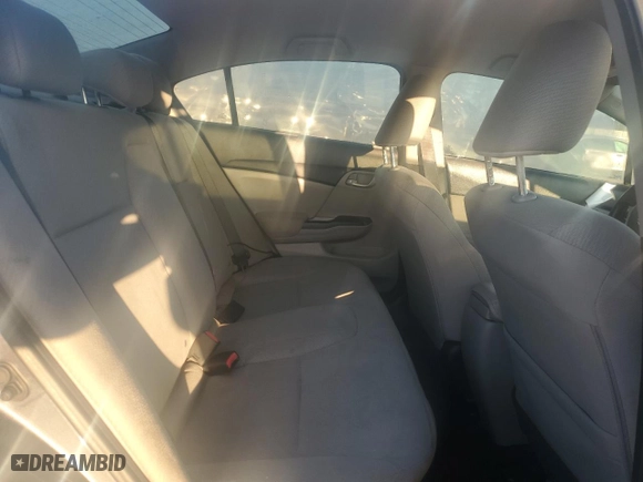 2013 Honda Civic Sdn LX with VIN 19XFB2F54DE252639, listed as a Copart auction lot 48790465 with 157,602 mi miles and Salvage Title. Bid and sale history available at carsss.com. Image 10.