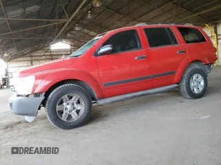 2005 Dodge Durango SXT with VIN 1D4HD38K25F585086, listed as a Copart auction lot 89017805 with 195,929 mi miles and Salvage title. Bid and sale history available at DreamBid. Image 1.