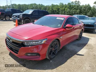 2020 Honda Accord Sport with VIN 1HGCV1F30LA076260, listed as a Copart auction lot 63988615 with 81,192 mi miles and Salvage title. Bid and sale history available at DreamBid. Image 1.
