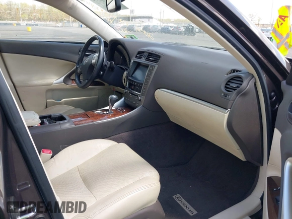 2012 Lexus IS 250 with VIN JTHCF5C22C5058607, listed as a IAAI auction lot 42055154 with 205,661 mi miles and . Bid and sale history available at DreamBid. Image 5.