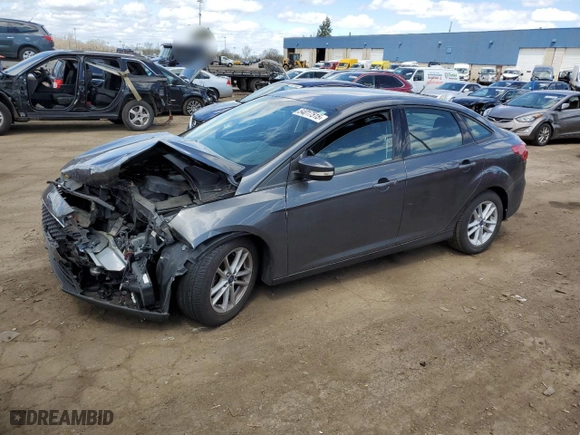 2017 Ford Focus SE with VIN 1FADP3F27HL307446, listed as a Copart auction lot 54017515 with 63,956 mi miles and Clean Title. Bid and sale history available at carsss.com. Image 1.