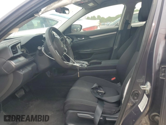 2017 Honda Civic LX with VIN 19XFC2F55HE070967, listed as a Copart auction lot 58773025 with 81,177 mi miles and Salvage title. Bid and sale history available at DreamBid. Image 7.