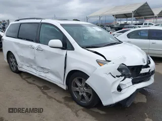 2017 Toyota Sienna SE with VIN 5TDXZ3DC2HS813813, listed as a IAAI auction lot 42074303 with 114,710 mi miles and . Bid and sale history available at DreamBid. Image 1.