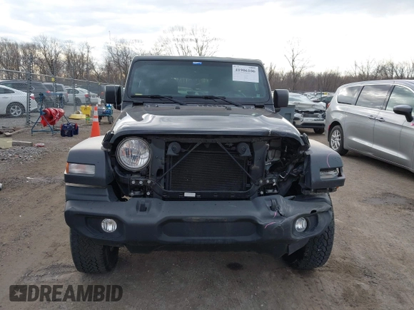 2018 Jeep Wrangler Unlimited Sport с VIN 1C4HJXDGXJW189576, выставлен на аукционе IAAI как лот 41906106 с пробегом 60 463 миль миль и . История ставок и продаж доступна на DreamBid. Изображение 12.