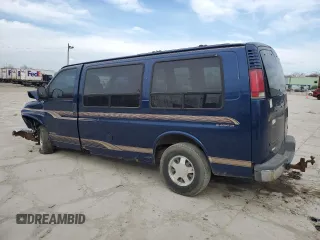2000 Chevrolet Express Cargo Van w/YF7 with VIN 1GBFG15R5Y1109387, listed as a Copart auction lot 48850655 with 176,057 mi miles and Salvage Title. Bid and sale history available at carsss.com. Image 2.