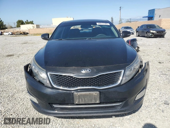 2015 Kia Optima SX Turbo with VIN 5XXGR4A6XFG454049, listed as a Copart auction lot 52217185 with 115,675 mi miles and Salvage Title. Bid and sale history available at carsss.com. Image 5.