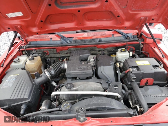 2007 Hummer H3 SUV with VIN 5GTDN13E678220716, listed as a Copart auction lot 52013895 with 221,784 mi miles and Salvage Title. Bid and sale history available at carsss.com. Image 12.