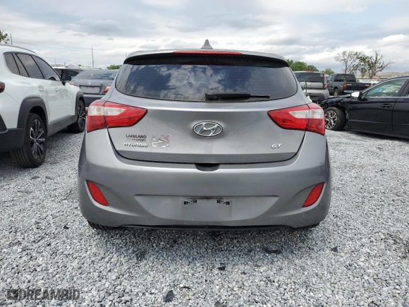 2013 Hyundai Elantra GT with VIN KMHD35LE2DU094597, listed as a Copart auction lot 52220545 with 48,068 mi miles and Salvage Title. Bid and sale history available at carsss.com. Image 6.