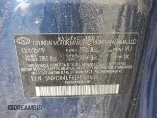 2020 Hyundai Elantra SEL z VIN 5NPD84LF6LH554605, wystawiony jako Copart lot #53947195 z przebiegiem 115 755 mil mil oraz Szkody całkowita. Historia ofert i sprzedaży dostępna na DreamBid. Obrazek 12.