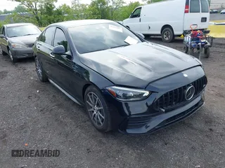 2024 Mercedes-Benz C 43 AMG z VIN W1KAF8HB7RR168322, wystawiony jako IAAI lot #42268604 z przebiegiem 4 094 mil mil oraz . Historia ofert i sprzedaży dostępna na DreamBid. Obrazek 1.