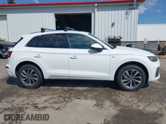 2022 Audi Q5 S line Premium Plus with VIN WA1EAAFY9N2112369, listed as a IAAI auction lot 42085322 with 58,303 mi miles and . Bid and sale history available at DreamBid. Image 13.