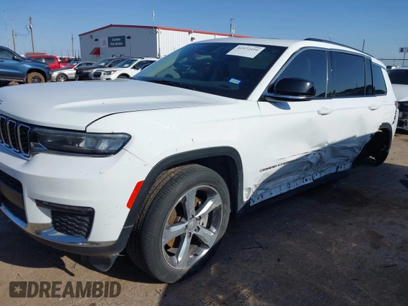 2021 Jeep Grand Cherokee Limited z VIN 1C4RJJBG5M8125958, wystawiony jako IAAI lot #41972416 z przebiegiem 85 729 mil mil oraz . Historia ofert i sprzedaży dostępna na DreamBid. Obrazek 18.