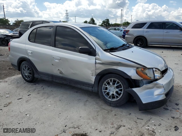 2001 Toyota ECHO with VIN JTDBT123210200750, listed as a Copart auction lot 71556034 with NaN miles and Salvage Title. Bid and sale history available at carsss.com. Image 4.