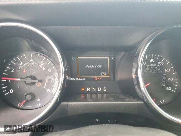 2017 Ford Mustang V6 with VIN 1FA6P8AMXH5270802, listed as a Copart auction lot 45638515 with 127,263 mi miles and Salvage title. Bid and sale history available at DreamBid. Image 9.
