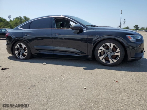 2020 Audi e-tron Sportback Premium Plus with VIN WA12ABGE9LB035674, listed as a Copart auction lot 55467803 with 60,066 mi miles. Bid and sale history available at carsss.com. Image 4.
