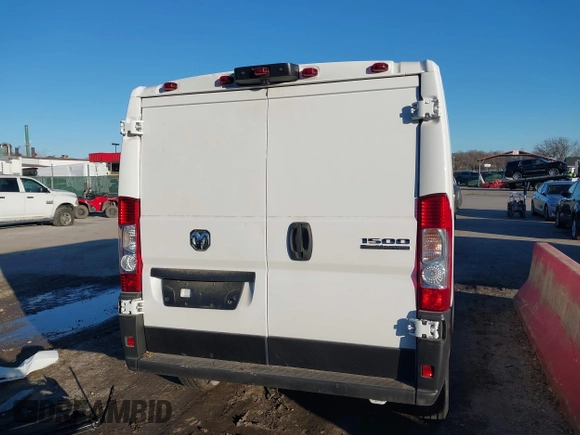 2023 Ram ProMaster Cargo with VIN 3C6LRVAG2PE540096, listed as a IAAI auction lot 41654729 with 17,568 mi miles and . Bid and sale history available at DreamBid. Image 17.