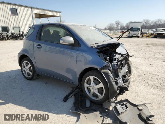 2014 Scion iQ with VIN JTNJJXB01EJ029897, listed as a Copart auction lot 48572245 with 0 mi miles and Salvage Title. Bid and sale history available at carsss.com. Image 4.