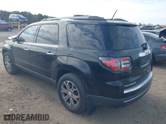 2015 GMC Acadia SLT with VIN 1GKKVRKD1FJ167957, listed as a IAAI auction lot 41898316 with 155,178 mi miles. Bid and sale history available at carsss.com. Image 3.