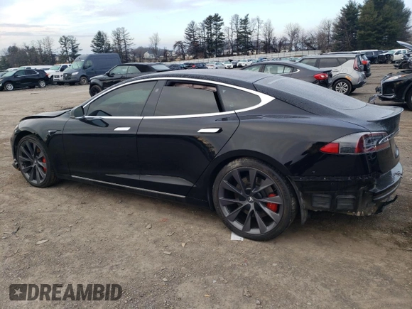 2020 Tesla Model S Performance with VIN 5YJSA1E46LF371225, listed as a Copart auction lot 86271744 with 20,045 mi miles and Salvage title. Bid and sale history available at DreamBid. Image 2.