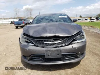 2015 Chrysler 200 S with VIN 1C3CCCDG3FN618085, listed as a Copart auction lot 53937485 with 126,686 mi miles and Salvage Title. Bid and sale history available at carsss.com. Image 5.