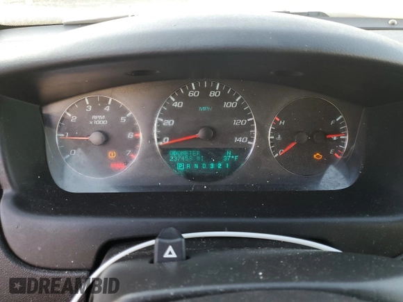 2007 Chevrolet Impala LTZ with VIN 2G1WU58R379221308, listed as a Copart auction lot 46196445 with 237,458 mi miles and Non Repairable. Bid and sale history available at DreamBid. Image 9.
