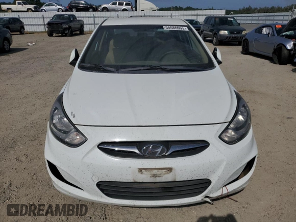 2013 Hyundai Accent GLS with VIN KMHCT4AE6DU536824, listed as a Copart auction lot 54086655 with 134,311 mi miles and Clean Title. Bid and sale history available at carsss.com. Image 5.