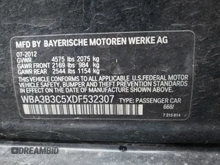 2013 BMW 3 Series 328i xDrive z VIN WBA3B3C5XDF532307, wystawiony jako IAAI lot #42192872 z przebiegiem 177 499 mil mil oraz . Historia ofert i sprzedaży dostępna na DreamBid. Obrazek 9.