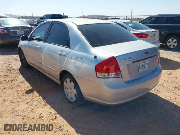 2008 Kia Spectra EX z VIN KNAFE122185524933, wystawiony jako IAAI lot #41950696 z przebiegiem 243 423 mil mil oraz . Historia ofert i sprzedaży dostępna na DreamBid. Obrazek 3.