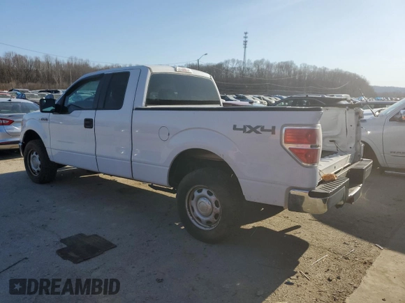 2013 Ford F-150 XL with VIN 1FTFX1EF8DFC21129, listed as a Copart auction lot 47817565 with 264,639 mi miles and Salvage Title. Bid and sale history available at carsss.com. Image 2.