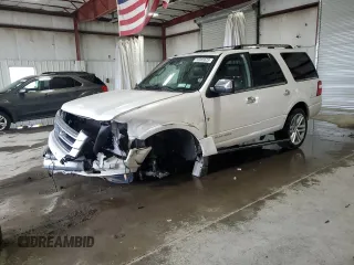 2017 Ford Expedition Platinum z VIN 1FMJU1MTXHEA51986, wystawiony jako Copart lot #54966625 z przebiegiem Nie podano mil oraz Szkoda całkowita • Salvage title. Historia ofert i sprzedaży dostępna na DreamBid. Obrazek 1.