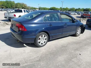 2008 Honda Civic Sdn LX with VIN 2HGFA165X8H536009, listed as a IAAI auction lot 41834036 with 1 mi miles. Bid and sale history available at carsss.com. Image 4.