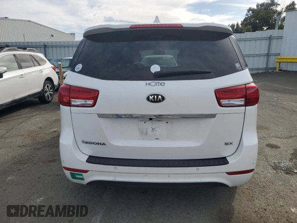 2016 Kia Sedona SX with VIN KNDMC5C16G6185902, listed as a Copart auction lot 53005185 with 102,985 mi miles and Clean Title. Bid and sale history available at carsss.com. Image 6.