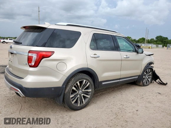 2017 Ford Explorer Platinum с VIN 1FM5K8HT3HGD84688, выставлен на аукционе Copart как лот 57311355 с пробегом 101 599 миль миль и Списание • Salvage title. История ставок и продаж доступна на DreamBid. Изображение 3.