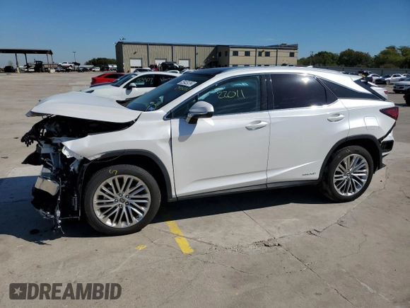 2020 Lexus RX with VIN 2T2JGMDA1LC047070, listed as a Copart auction lot 64594982 with 22,011 mi miles. Bid and sale history available at carsss.com. Image 1.