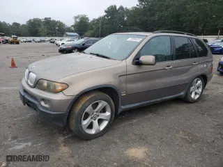 2006 BMW X5 4.4i with VIN 5UXFB53596LV25993, listed as a Copart auction lot 54144895 with 128,030 mi miles and Clean Title. Bid and sale history available at carsss.com. Image 1.