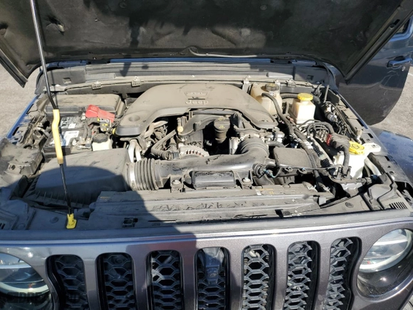 2021 Jeep Gladiator High Altitude with VIN 1C6HJTFG1ML503067, listed as a Copart auction lot 71454834 with 34,648 mi miles and Salvage Title. Bid and sale history available at carsss.com. Image 12.