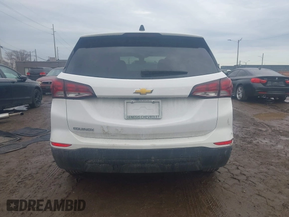 2024 Chevrolet Equinox LS with VIN 3GNAXHEG9RL218594, listed as a IAAI auction lot 41719829 with 20,120 mi miles and . Bid and sale history available at DreamBid. Image 16.