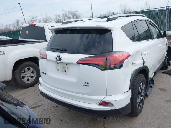 2016 Toyota RAV4 LE with VIN 2T3BFREV5GW532527, listed as a IAAI auction lot 41821876 with 37,577 mi miles and . Bid and sale history available at carsss.com. Image 16.