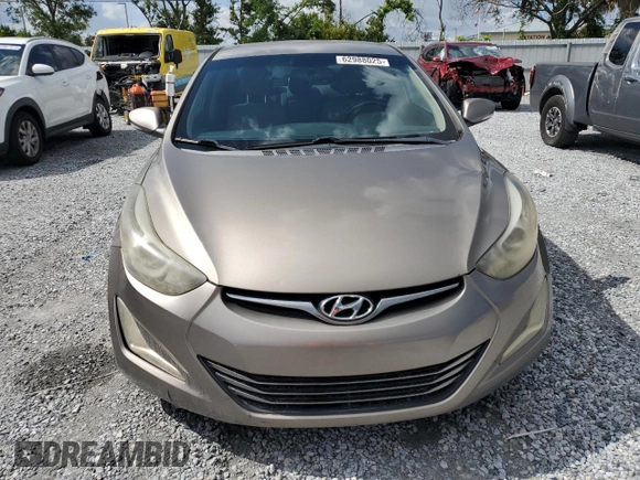 2014 Hyundai Elantra SE with VIN 5NPDH4AE3EH474370, listed as a Copart auction lot 62988025 with 87,653 mi miles and Salvage title. Bid and sale history available at DreamBid. Image 5.
