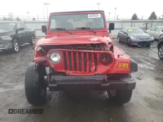 2002 Jeep Wrangler SE with VIN 1J4FA29P02P715013, listed as a Copart auction lot 48039035 with 193,583 mi miles and Salvage Title. Bid and sale history available at DreamBid. Image 5.