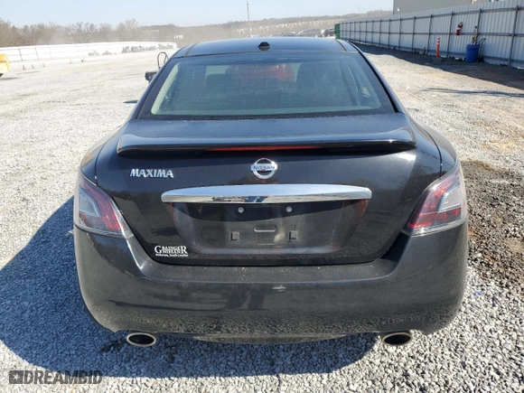2012 Nissan Maxima 3.5 S with VIN 1N4AA5APXCC858871, listed as a Copart auction lot 46216495 with 127,628 mi miles and Salvage Title. Bid and sale history available at carsss.com. Image 6.