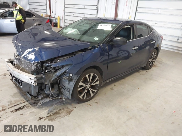 2017 Nissan Maxima SV with VIN 1N4AA6AP1HC455391, listed as a IAAI auction lot 41387377 with 107,905 mi miles and . Bid and sale history available at DreamBid. Image 17.