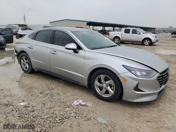 2020 Hyundai Sonata SE with VIN 5NPEG4JAXLH060181, listed as a Copart auction lot 50268805 with 57,616 mi miles and Salvage Title. Bid and sale history available at carsss.com. Image 4.