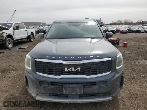 2022 Kia Telluride LX with VIN 5XYP24HC6NG222977, listed as a Copart auction lot 49654395 with 101,853 mi miles and Salvage title. Bid and sale history available at DreamBid. Image 5.